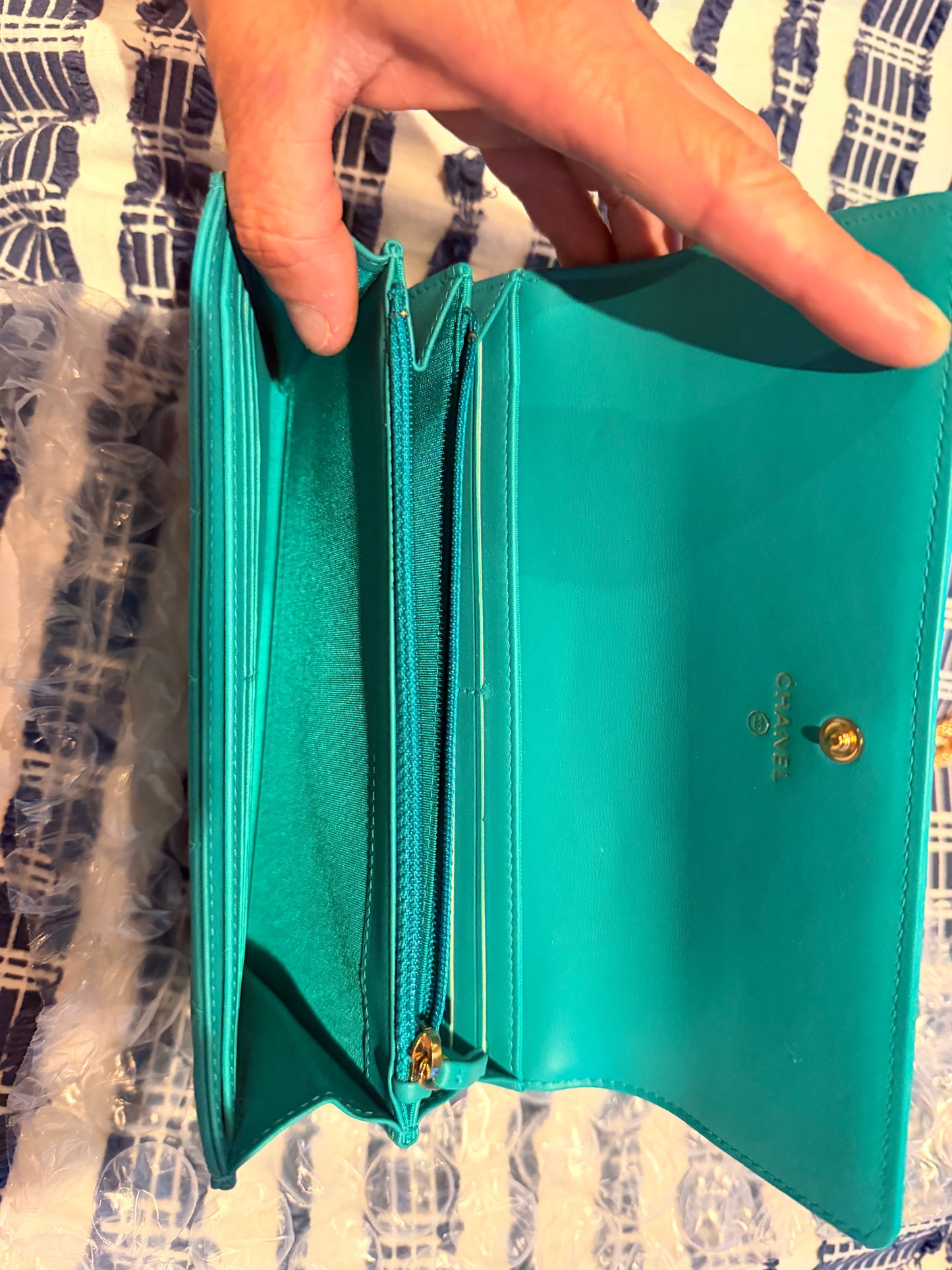 SOLD - Chanel Le Boy Wallet - New