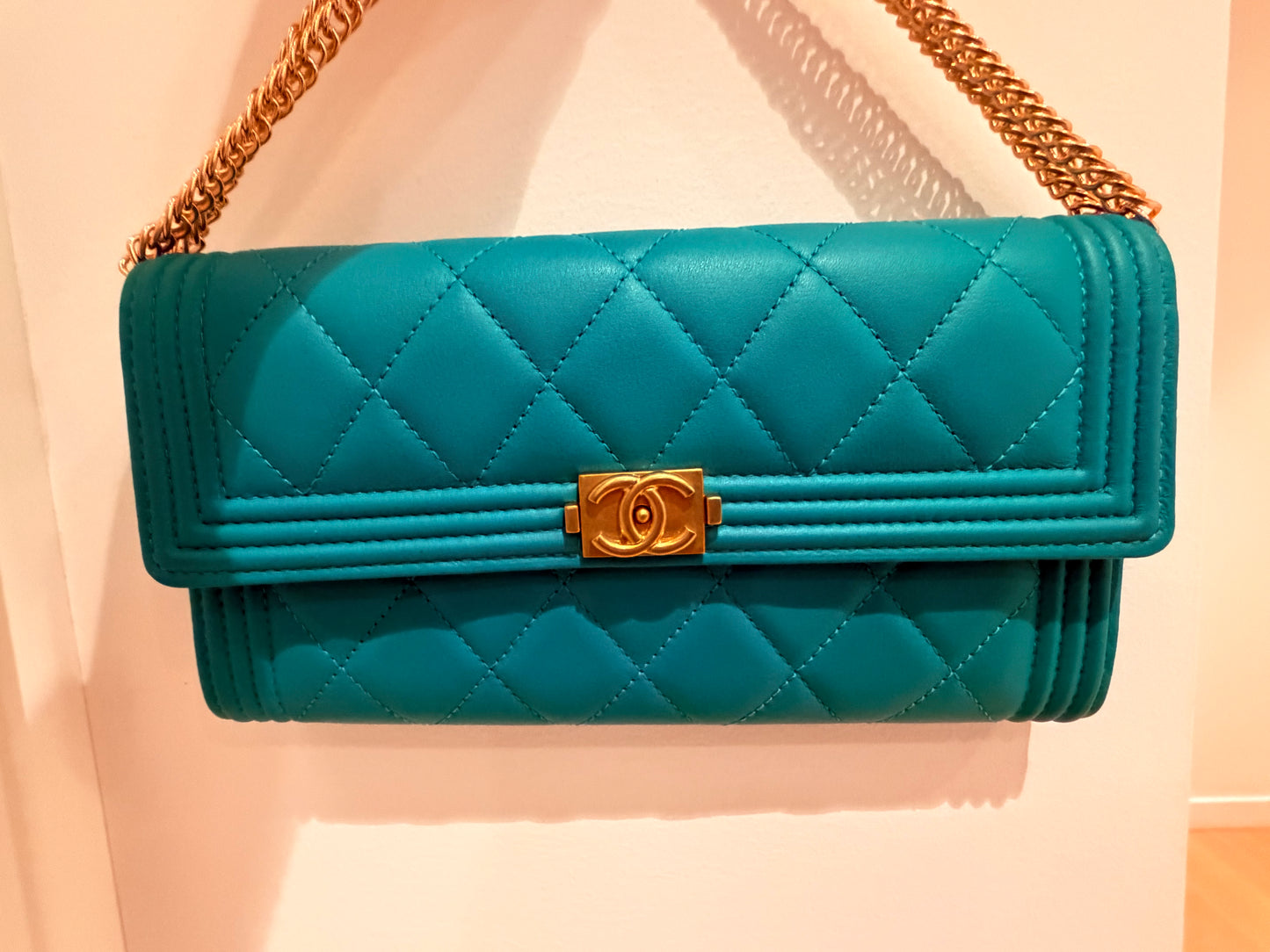 SOLD - Chanel Le Boy Wallet - New