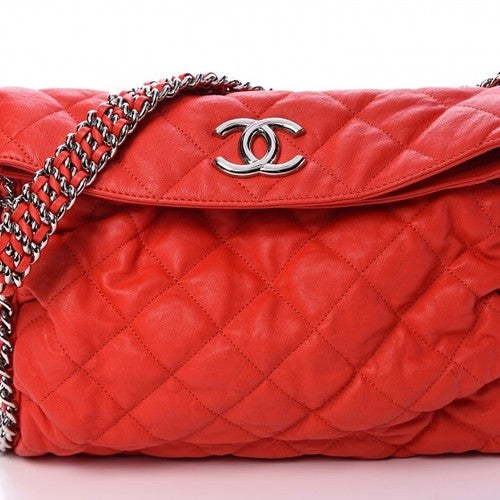 Chanel Washed Lambskin Chain Around Hobo bag