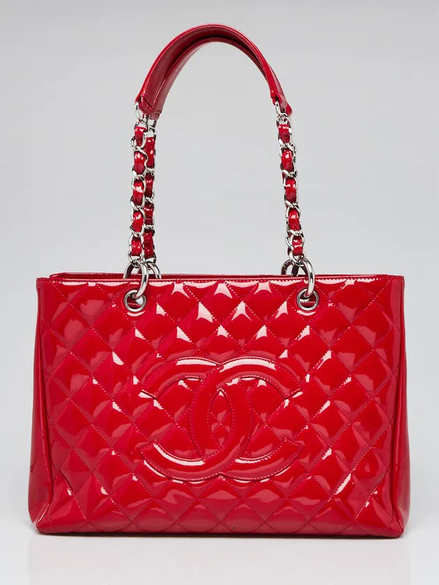 Chanel Red Quilted Tote