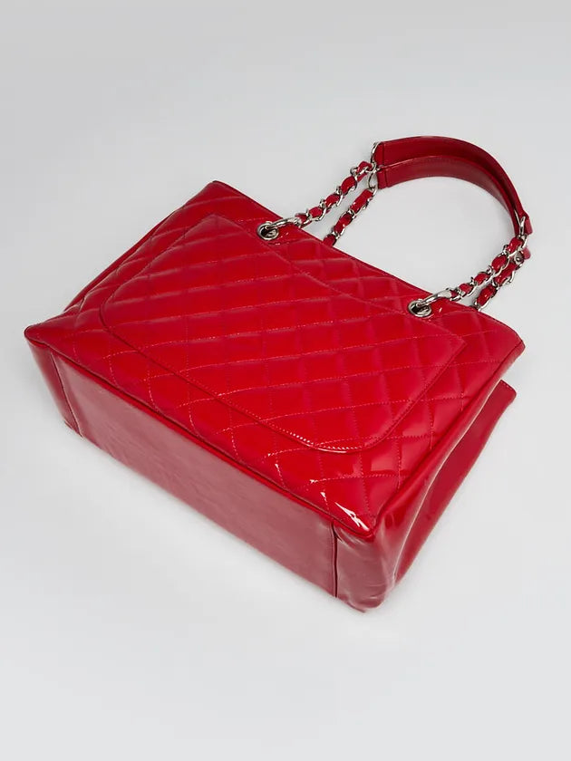 Chanel Red Quilted Tote