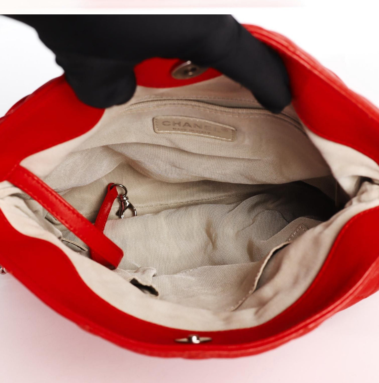 Chanel Washed Lambskin Chain Around Hobo bag