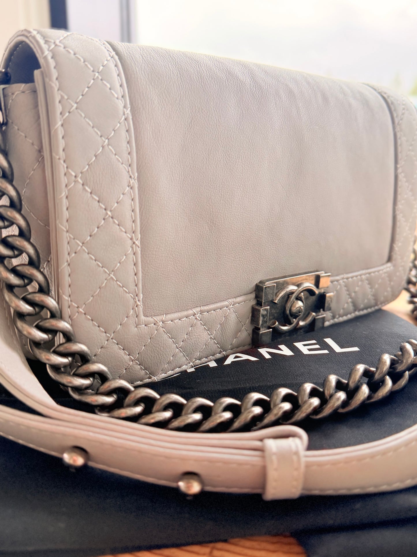 RARE Chanel Le Boy Lounge Bag