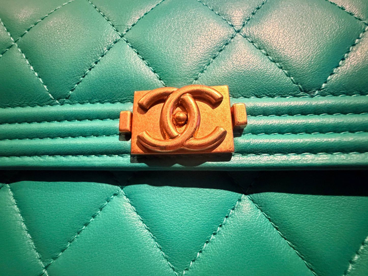 SOLD - Chanel Le Boy Wallet - New