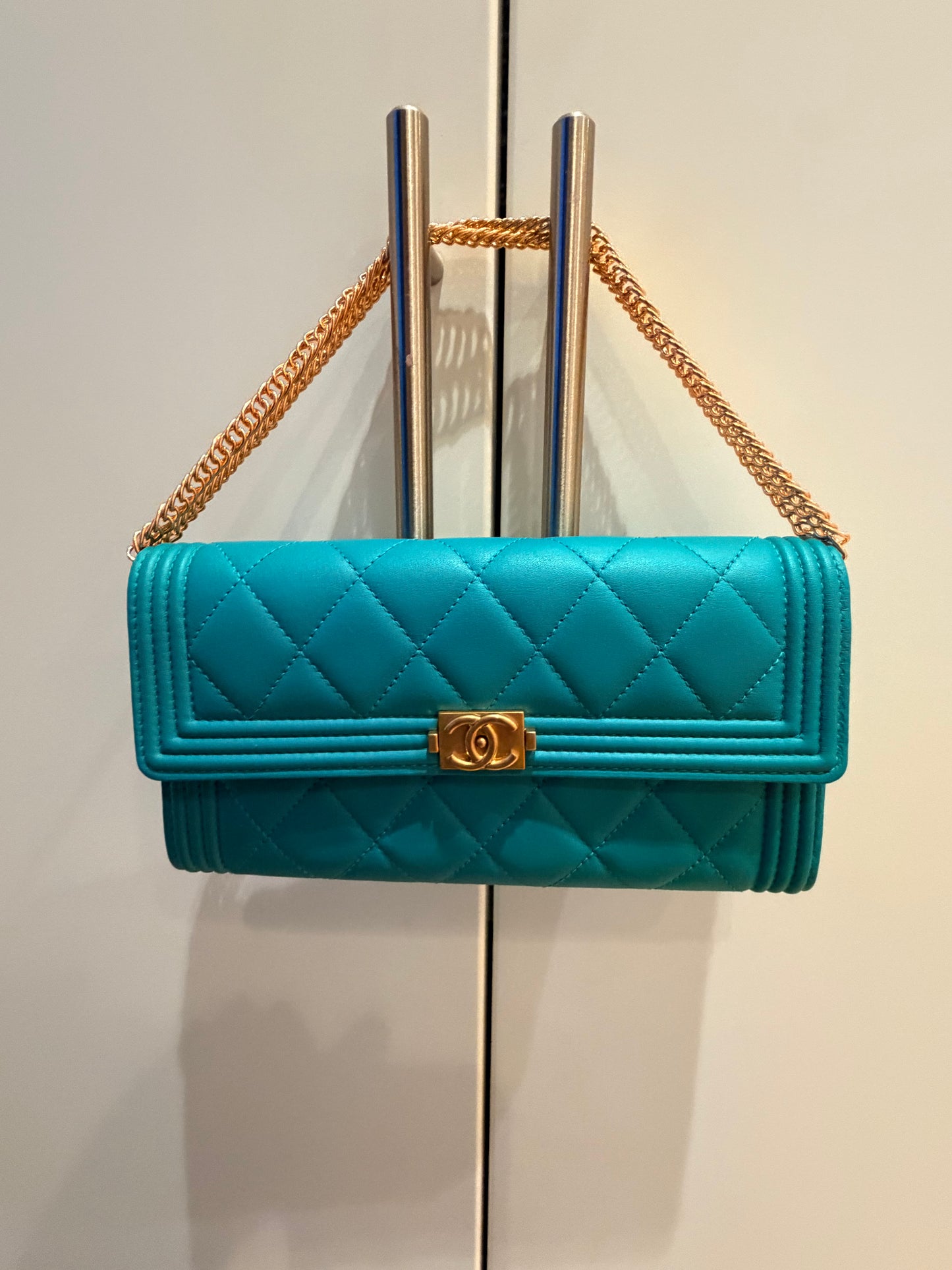 SOLD - Chanel Le Boy Wallet - New