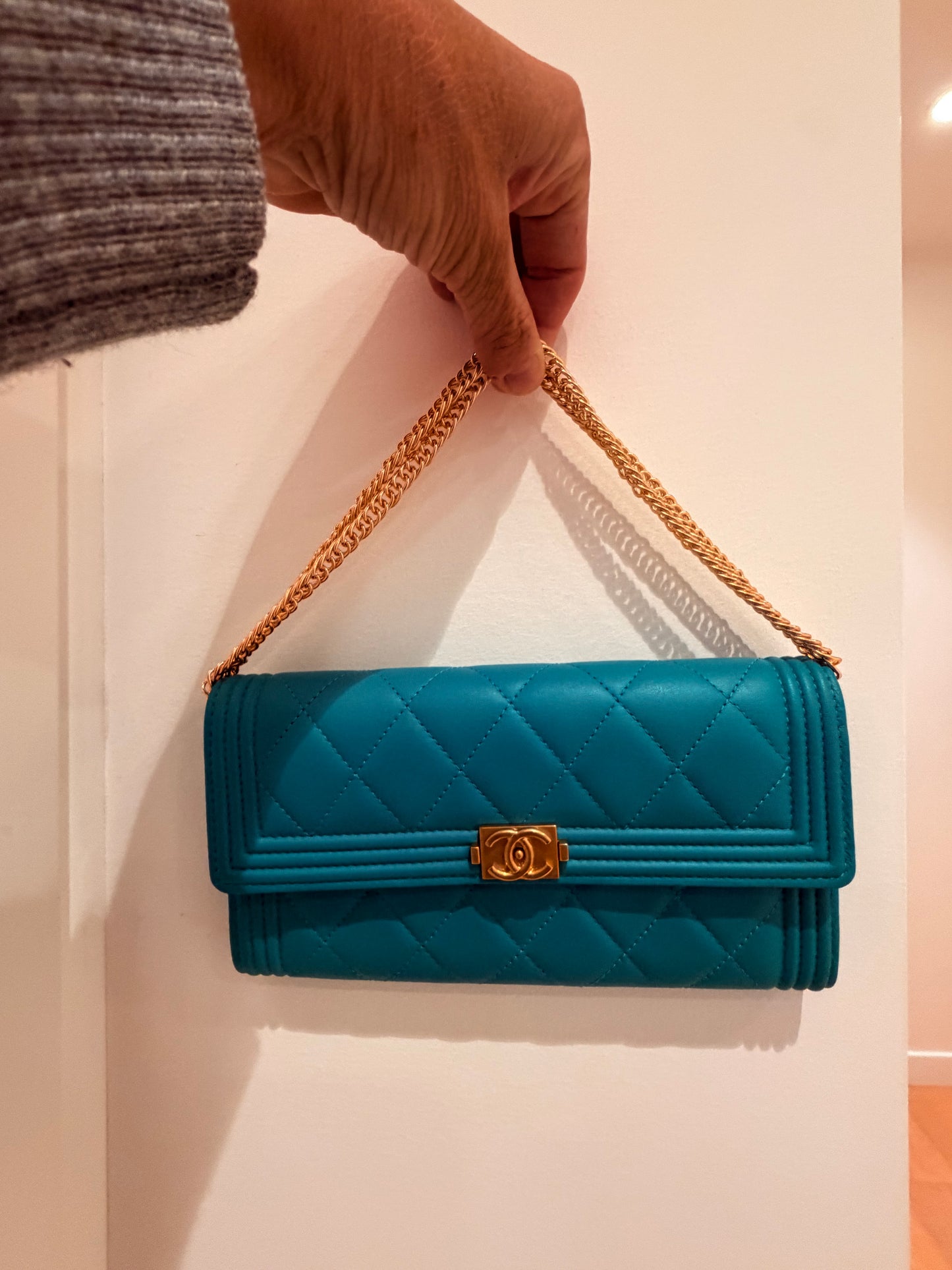 SOLD - Chanel Le Boy Wallet - New