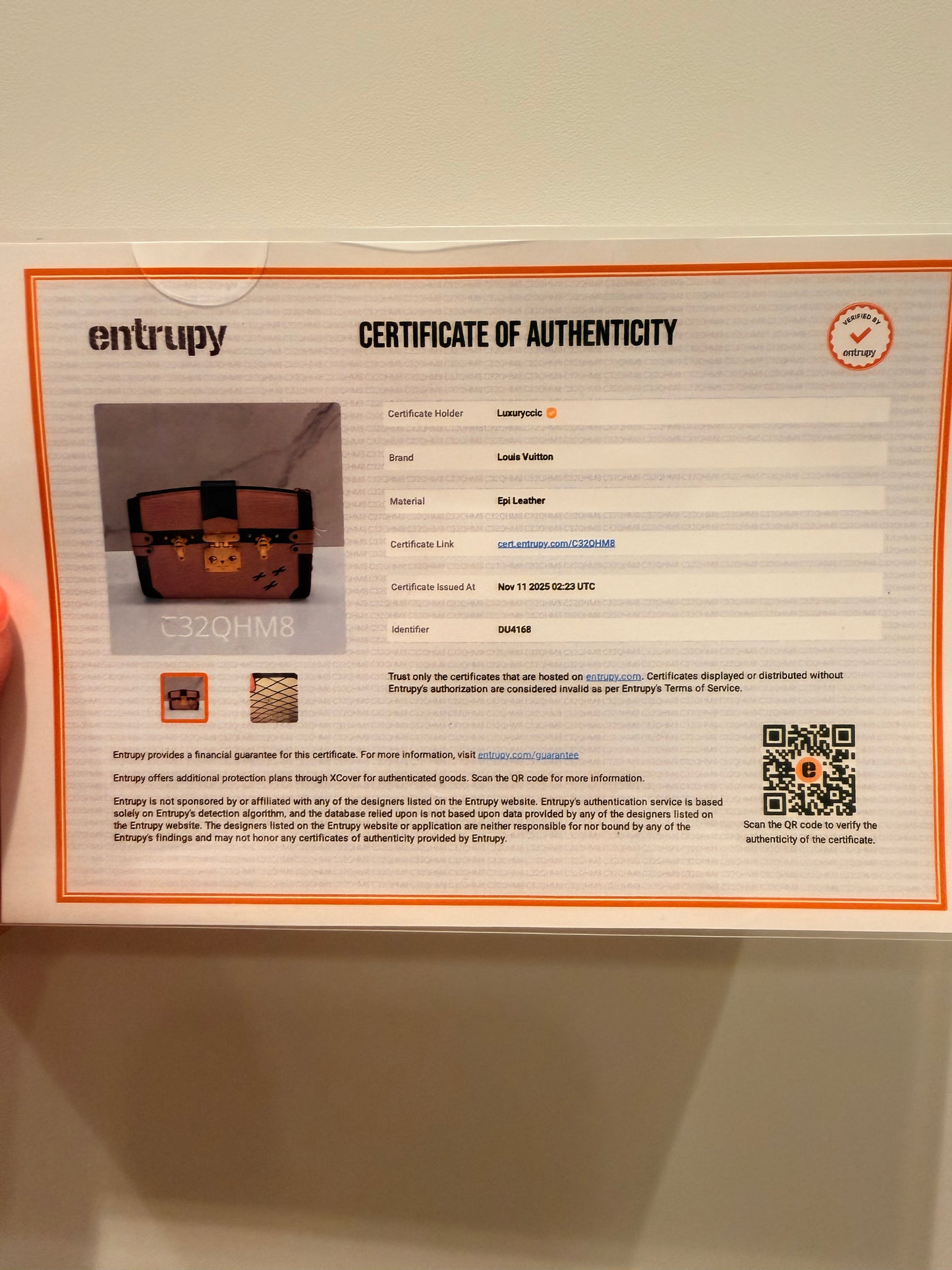 SOLD Louis Vuitton Petite Trunk