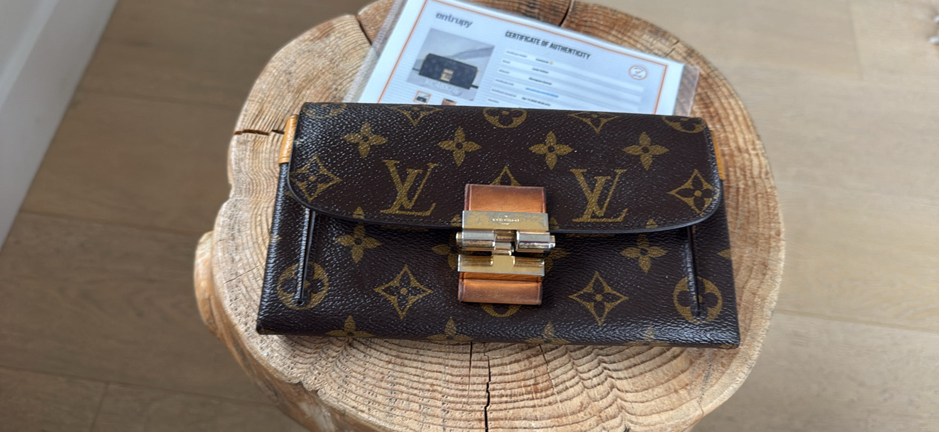 Louis Vuitton Monogram Portefeuille Bordeaux Elysée Wallet