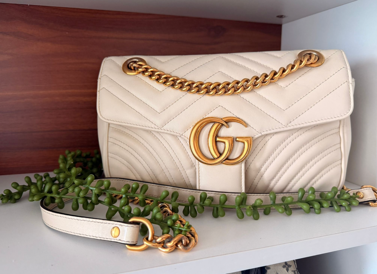 Gucci Marmott Medium Cream